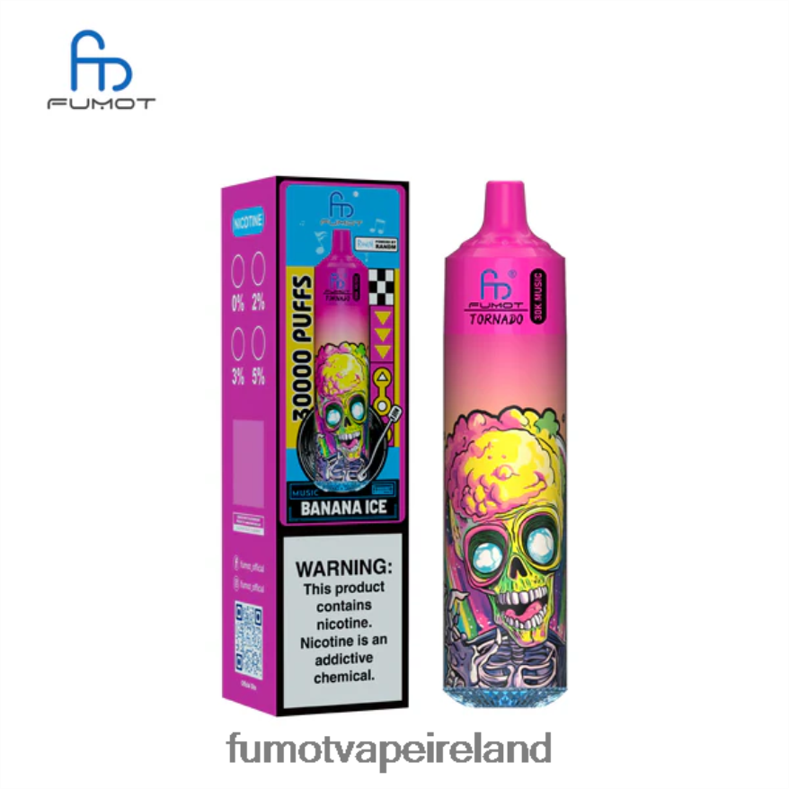 Fumot Ireland V4Z86D1 Banana Ice Fumot Tornado 30K Music