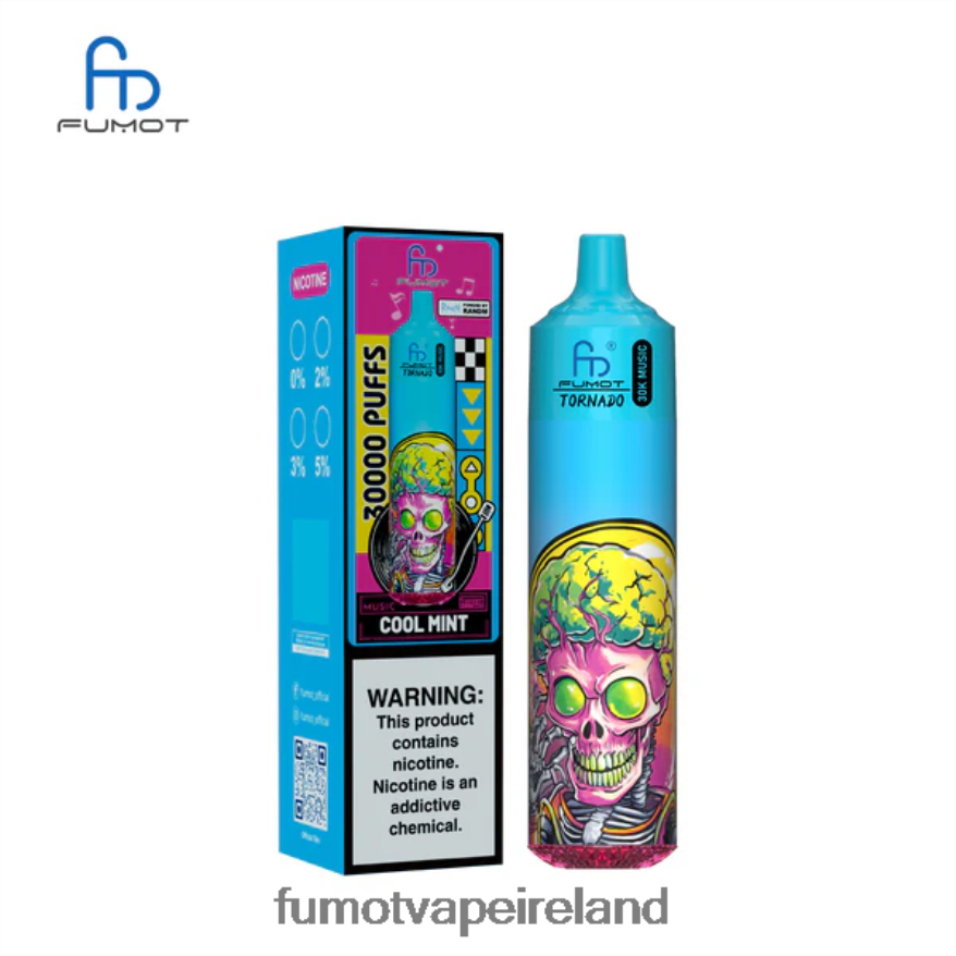 Fumot Vape Ireland V4Z86D10 Cool Mint Fumot Tornado 30K Music