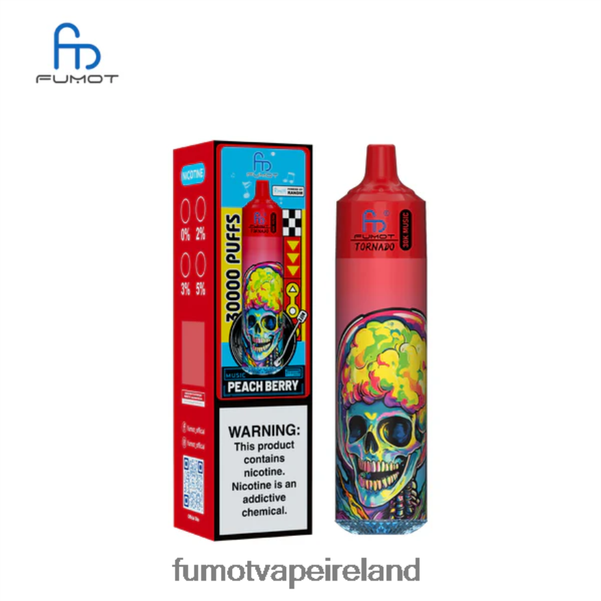 Fumot Vape Online Shop V4Z86D19 Peach Berry Fumot Tornado 30K Music