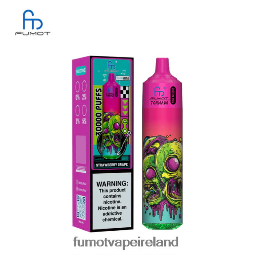 Fumot Vape Online Shop V4Z86D27 Strawberry Grape Fumot Tornado 30K Music