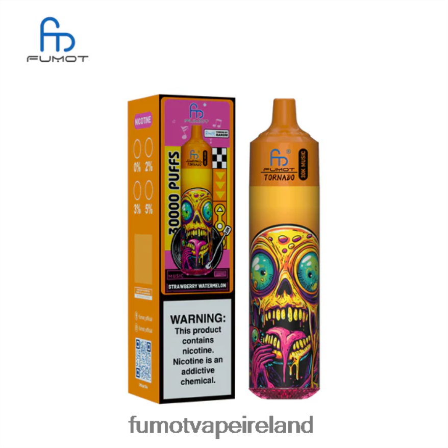 Fumot Vape Sale V4Z86D28 Strawberry Watermelon Fumot Tornado 30K Music