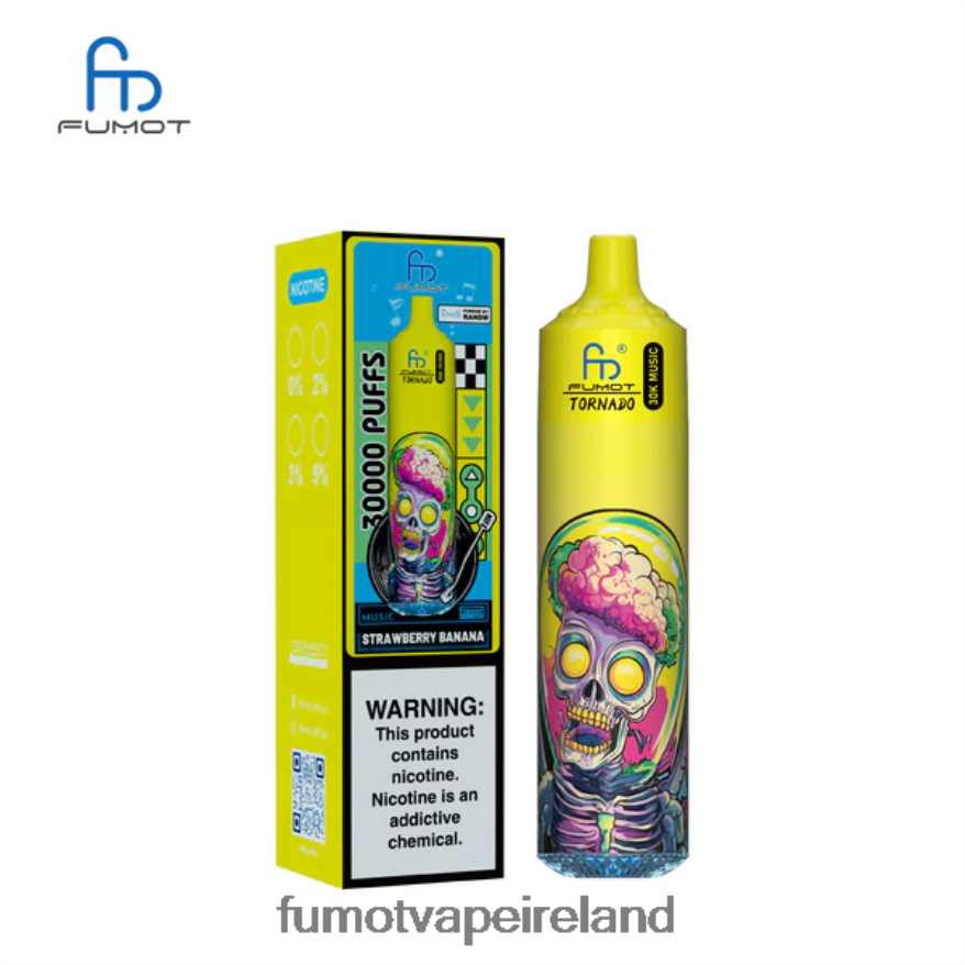 Fumot Ireland V4Z86D25 Strawberry Banana Fumot Tornado 30K Music