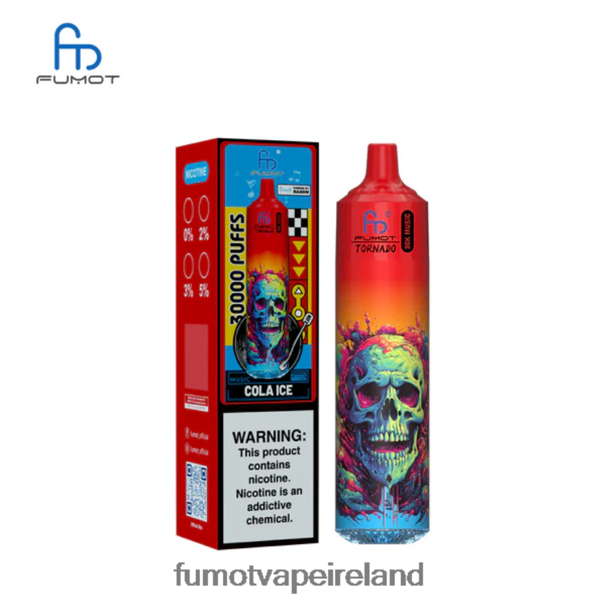 Fumot Ireland V4Z86D9 Cola Ice Fumot Tornado 30K Music