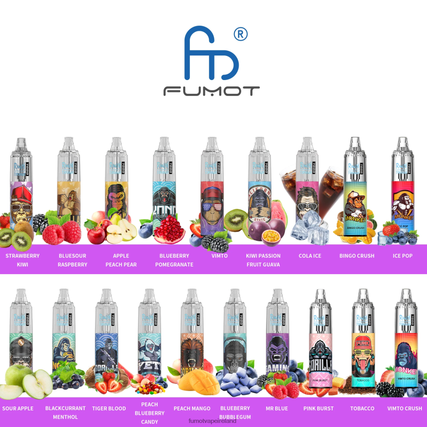 Fumot Tornado 0% 7000 14ML Disposable Vape Pen (1 Piece) T6F626523 | Fumot Vape Online Shop Mango on Ice